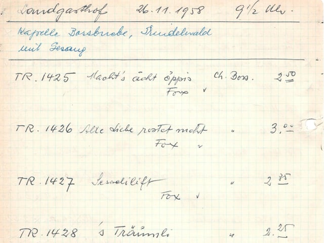 Handgeschriebenes Dokument aus dem Jahr 1958. Handgeschriebenes Dokument aus dem Jahr 1958.