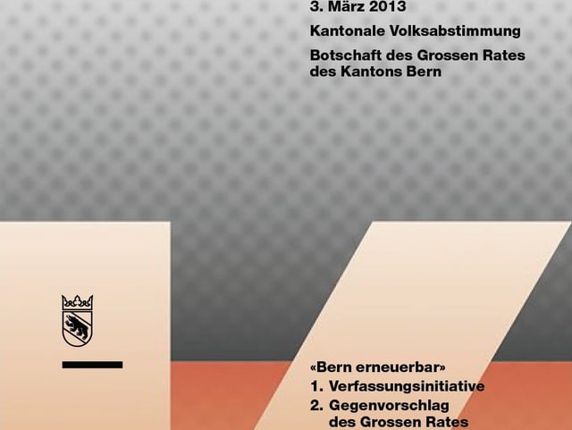 Bild der Abstimmungsbotschaft. Bild der Abstimmungsbotschaft.