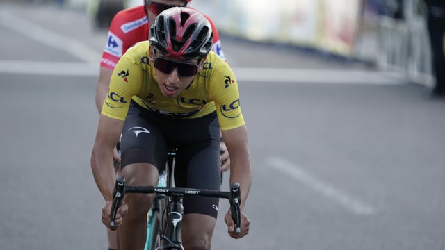 Egan Bernal im «Maillot Jaune» Egan Bernal im «Maillot Jaune»