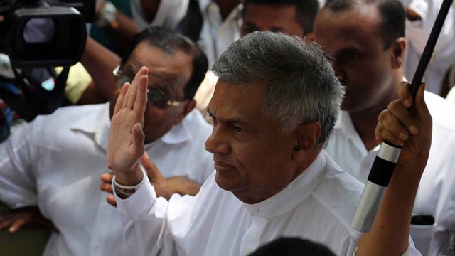 Sri Lankas Ministerpräsident Wickremesinghe Sri Lankas Ministerpräsident Wickremesinghe
