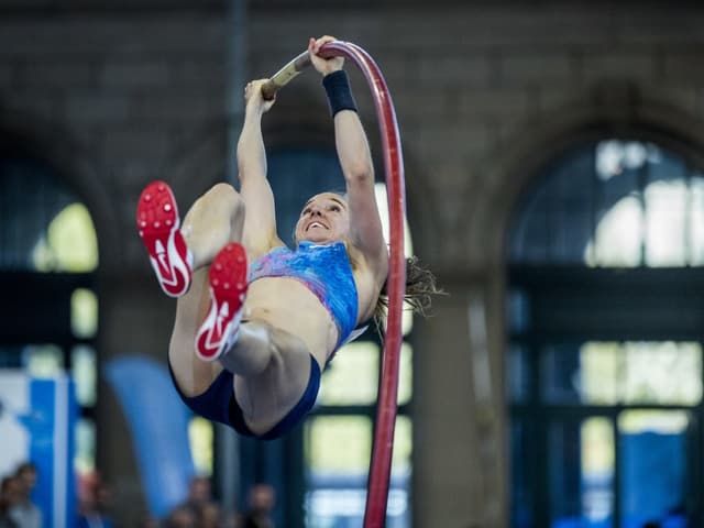 Nicole Büchler vor Weltklasse Zürich. Nicole Büchler vor Weltklasse Zürich.