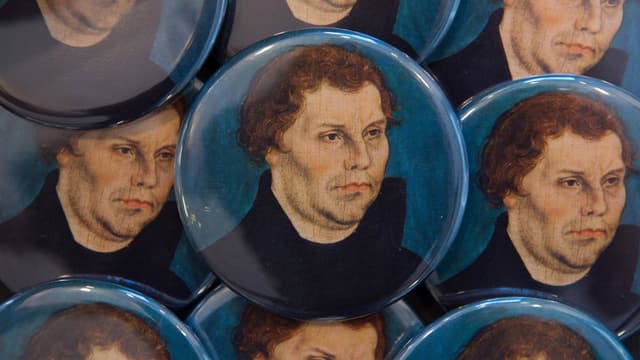 Luther auf Badges. Luther auf Badges.