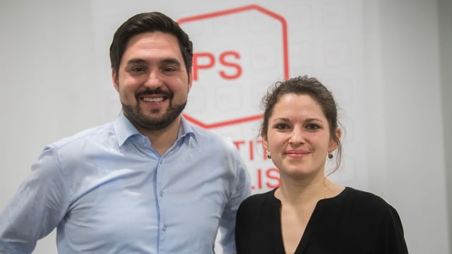 Cédric Wermuth und Mattea Meyer. Cédric Wermuth und Mattea Meyer.
