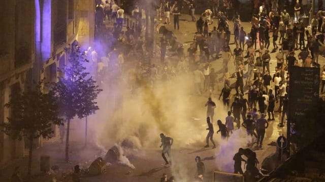 Proteste im Libanon. Proteste im Libanon.