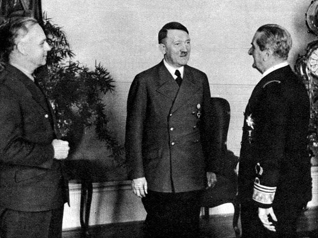 Ribbentrop, Hitler, Horthy