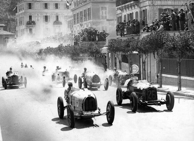 Startschuss zum ersten GP von Monaco. Startschuss zum ersten GP von Monaco.
