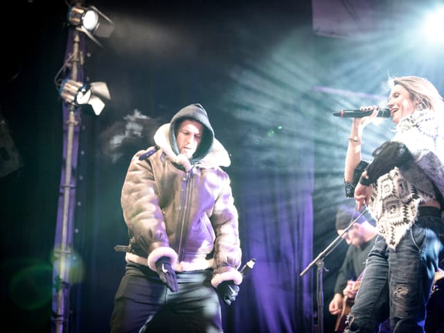 Stress live auf der Bühne