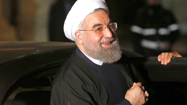 Portrait des iranischen Präsidenten Hassan Ruhani. Portrait des iranischen Präsidenten Hassan Ruhani.