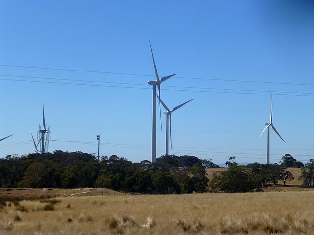 Windfarm in Australien. Windfarm in Australien.