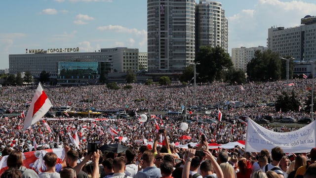 Protestler in Belarus Protestler in Belarus