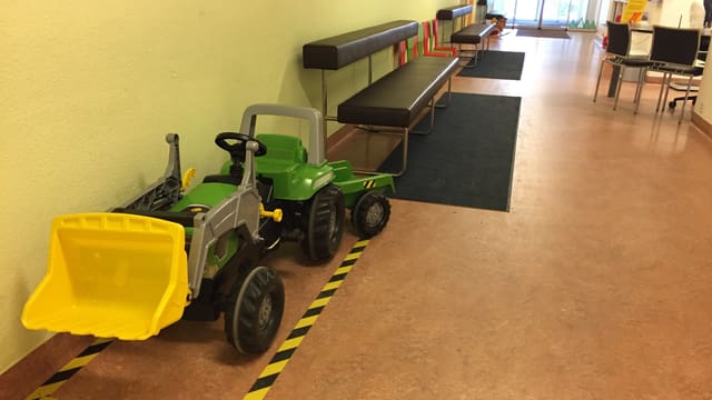 Notfallstation am Ostschweizer Kinderspital St. Gallen. Notfallstation am Ostschweizer Kinderspital St. Gallen.