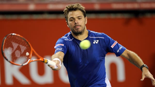 Il giugader da tennis Stan Wawrinka. Il giugader da tennis Stan Wawrinka.