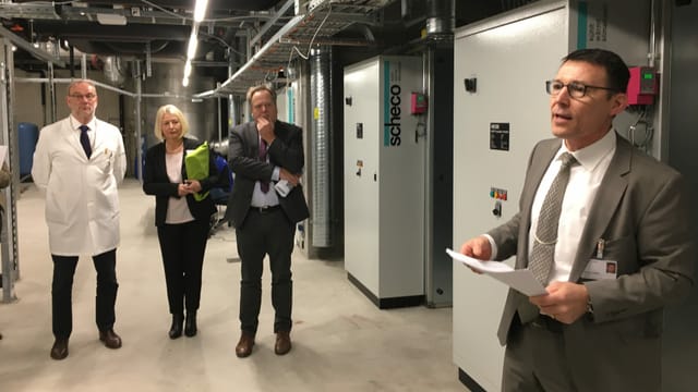 neue Technik in den Kellern des SPitals neue Technik in den Kellern des SPitals