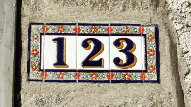 Hausnummer 123 Hausnummer 123