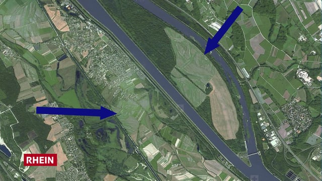Luftbild mit Fluss, Wälder und Felder mit feinen Strukturen. Luftbild mit Fluss, Wälder und Felder mit feinen Strukturen.