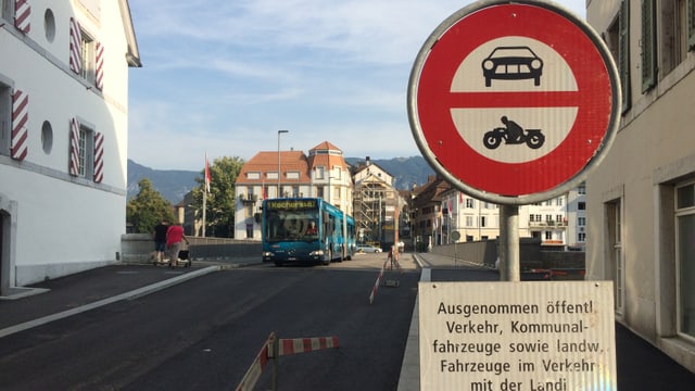 Vor der Wengibrücke in Solothurn Vor der Wengibrücke in Solothurn