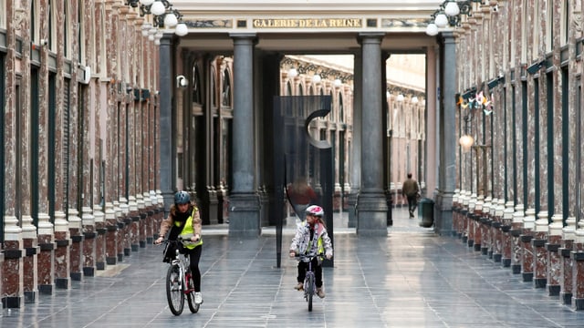 Velofahrer in Brüssel Velofahrer in Brüssel