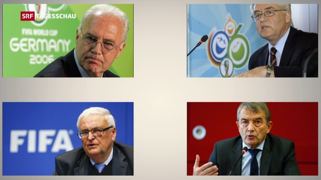 Franz Beckenbauer, Horst R. Schmidt, Theo Zwanziger und Wolfgang Niersbach. Franz Beckenbauer, Horst R. Schmidt, Theo Zwanziger und Wolfgang Niersbach.