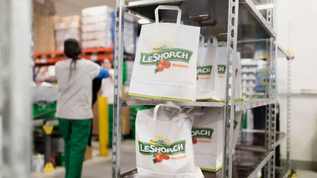 Lagerhalle von Le Shop. Lagerhalle von Le Shop.