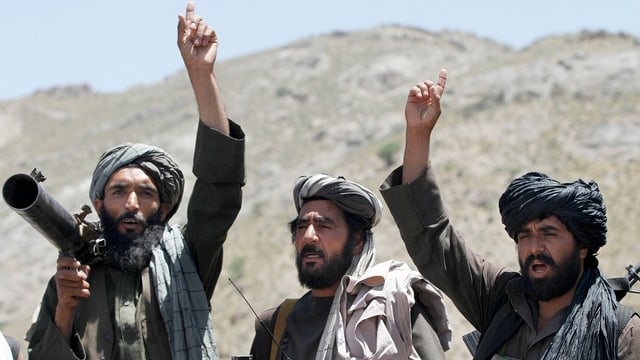 Taliban Kämpfer. Taliban Kämpfer.