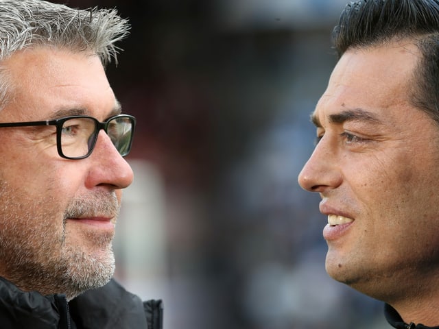 Urs Fischer (links) udn Ante Covic (rechts). Urs Fischer (links) udn Ante Covic (rechts).