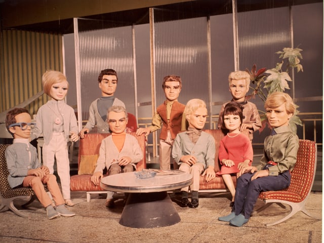 Auf dem Bild sind die Puppen aus Thunderbirds zu erkennen. Auf dem Bild sind die Puppen aus Thunderbirds zu erkennen.