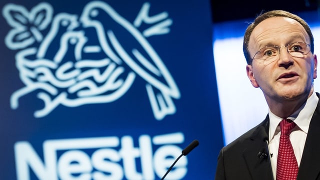 Mark Schneider, der Chef von Nestlé, verkauft die einen Bereich des Unternehmens. Mark Schneider, der Chef von Nestlé, verkauft die einen Bereich des Unternehmens.
