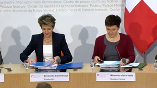 Simonetta Sommaruga und Nicoletta della Valle. Simonetta Sommaruga und Nicoletta della Valle.