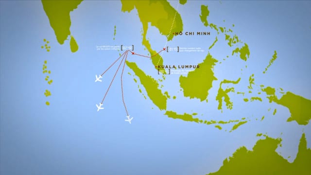 Mögliche Flugrouten der MH 370 der Malaysia Airlines. Mögliche Flugrouten der MH 370 der Malaysia Airlines.