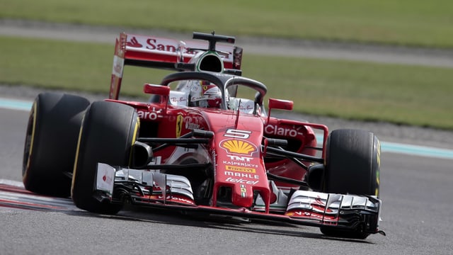 Ferrari-Pilot Sebastian Vettel bei einer Testfahrt im letzten Jahr. Ferrari-Pilot Sebastian Vettel bei einer Testfahrt im letzten Jahr.