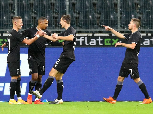 Jubel bei Gladbach Jubel bei Gladbach