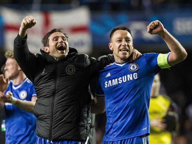 Frank Lampard und John Terry. Frank Lampard und John Terry.