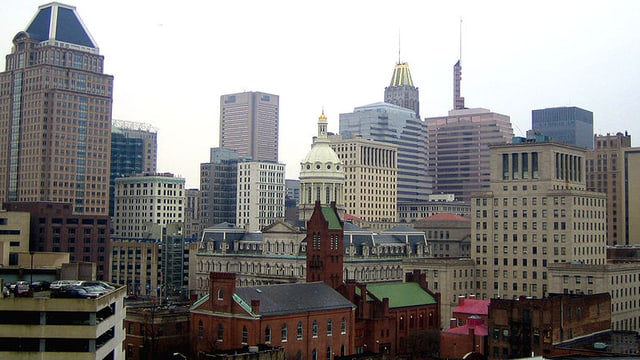 Skyline der Stadt Baltimore Skyline der Stadt Baltimore
