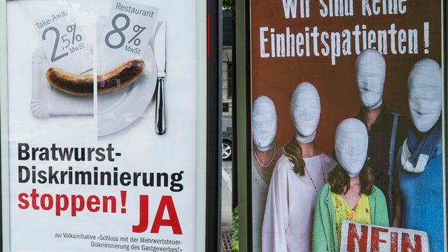 Wahlplakate Bildmontage Wahlplakate Bildmontage