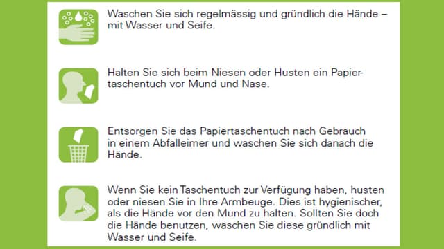 Tipps für mehr Hygiene. Tipps für mehr Hygiene.
