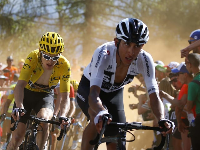 Noch im Vorjahr stellte sich Egan Bernal voll in den Dienst von Geraint Thomas. Noch im Vorjahr stellte sich Egan Bernal voll in den Dienst von Geraint Thomas.