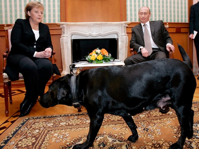 Merkel 2007 beim Besuch bei Putin Merkel 2007 beim Besuch bei Putin