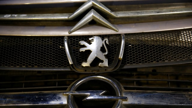 Kühlergrill von Citroen, Peugeot und Opel. Kühlergrill von Citroen, Peugeot und Opel.