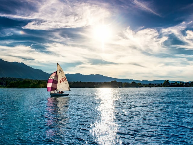 Segelschiff auf dem Thunersee Segelschiff auf dem Thunersee