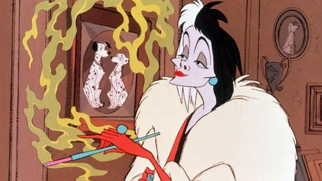 Hasst alle Kleider, die nicht gelebt haben: Cruella de Vil.