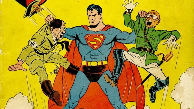 Superman packt Hitler und Hirohito Superman packt Hitler und Hirohito