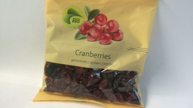 Cranberries-Packung. Cranberries-Packung.