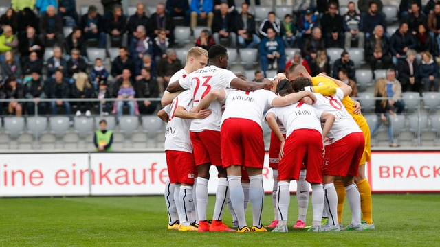 Fussballspieler auf dem Rasen Fussballspieler auf dem Rasen