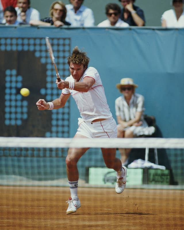 Jimmy Connors in Paris 1985. Jimmy Connors in Paris 1985.