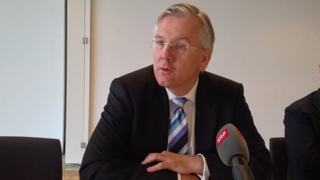 Christoph Franz beim Gespräch mit Journalisten. Christoph Franz beim Gespräch mit Journalisten.