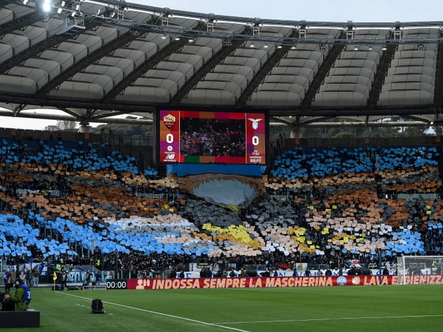 Choreografie der Lazio-Fans