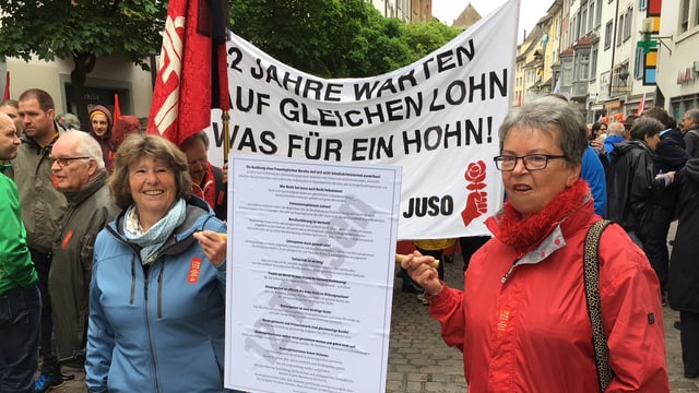 Doris Klingler und Doris Leuzinger: Zwei Kindergärtnerinnen kämpfen für gerechte Löhne