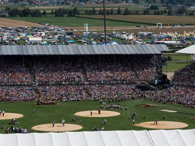 Stadion in Estavayer.