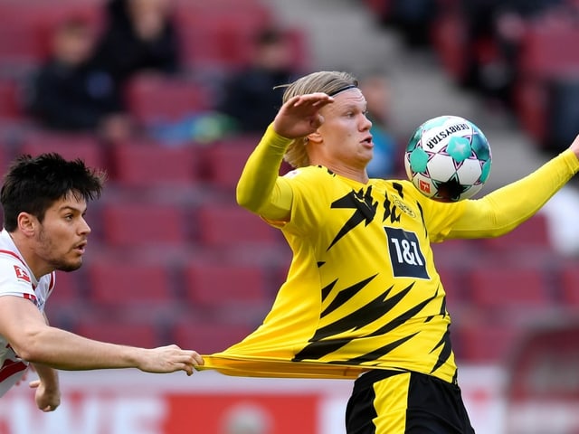 Erling Haaland und Jorge Mere.