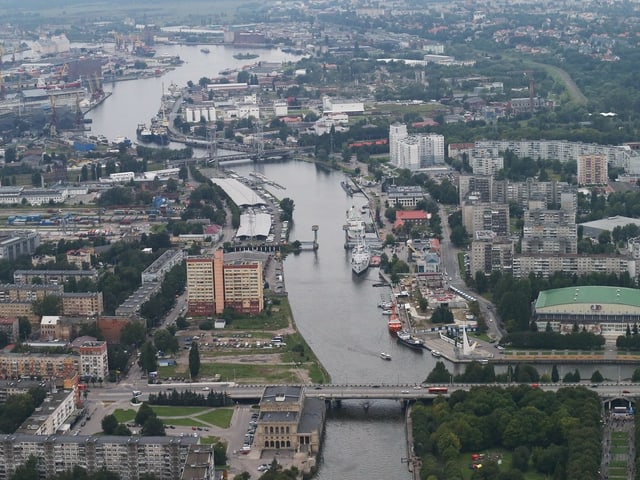 Stadt aus Vogelperspektive Stadt aus Vogelperspektive